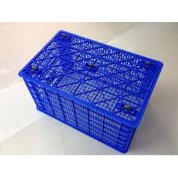 Sóng nhựa rổ nhựa thùng nhựa có bánh xe Việt Nhật 5052 77x50x45 cm