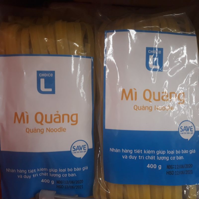 Mì quảng Choice L Lotte Hàn Quốc gói 400g