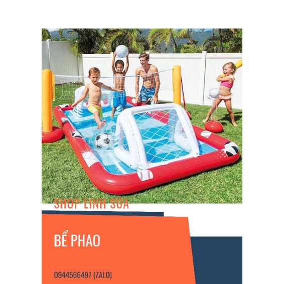 BỂ PHAO INTEX Cá Sấu, Cầu Trượt Khủng Long, Núi Lửa, Nhà Bóng (bể to).