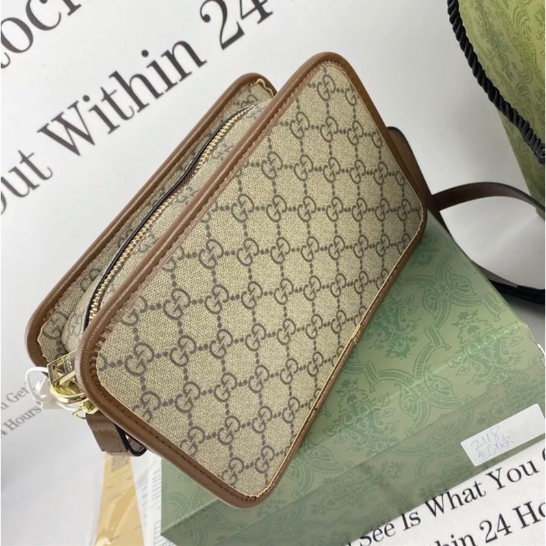 TÚI ĐEO CHÉO NAM NỮ UNISEX HORSEBIT DÁNG HỘP FULLBOX SMANO BAGS HỎA TỐC