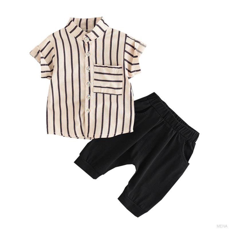 Set áo thun tay ngắn &amp; quần short cho bé trai