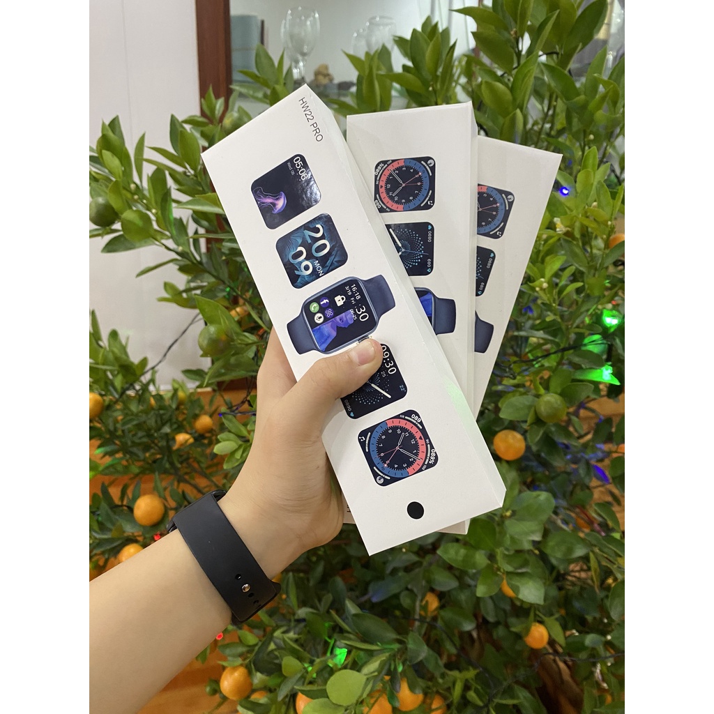 Hw22pro - đồng hồ thông minh thế hệ mới, xịn xò, chống nước, chơi game, đo nhịp tim, huyết áp.. nghe gọi, nhận thông báo