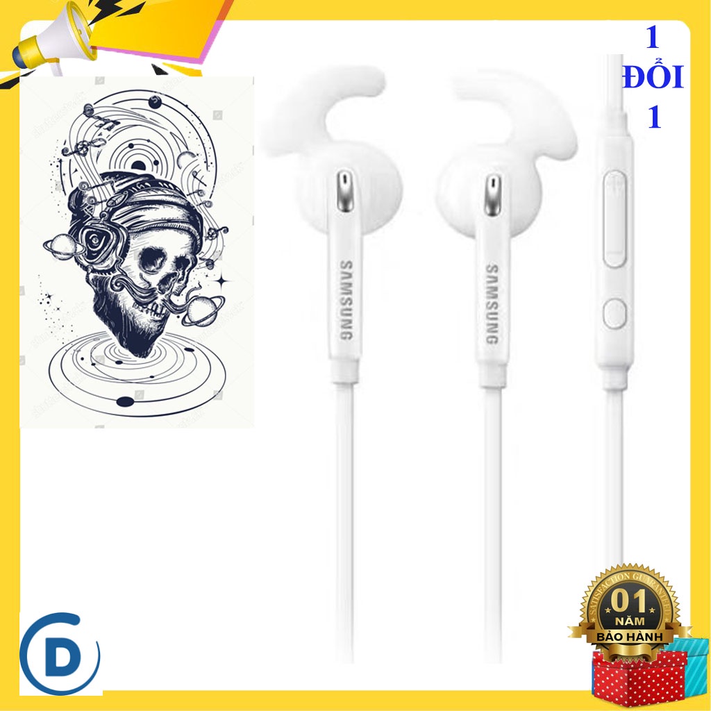Tai Nghe SamSung S7 Zin Màu Trắng Âm Thanh Trong Trẻo Tương Thích Với Nhiều Dòng Điện Thoại - [1 Đổi 1 - FreeShiping