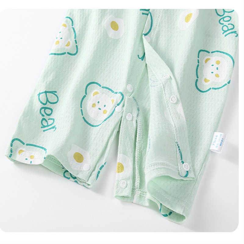 Sleepsuit cho bé Body liền quần Quảng Châu cho bé trai bé gái mẫu mới 2021 SLH05