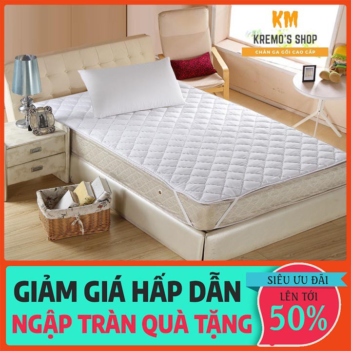 Tấm bảo vệ đệm [FREESHIP] TOPPER nệm - Topper chống thấm bảo vệ đệm dày 1cm xuất Nhật tiêu chuẩn khách sạn 5⭐