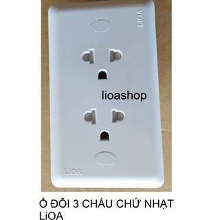 Ổ ĐÔI 3 CHẤU CHỮ NHẬT LiOA.