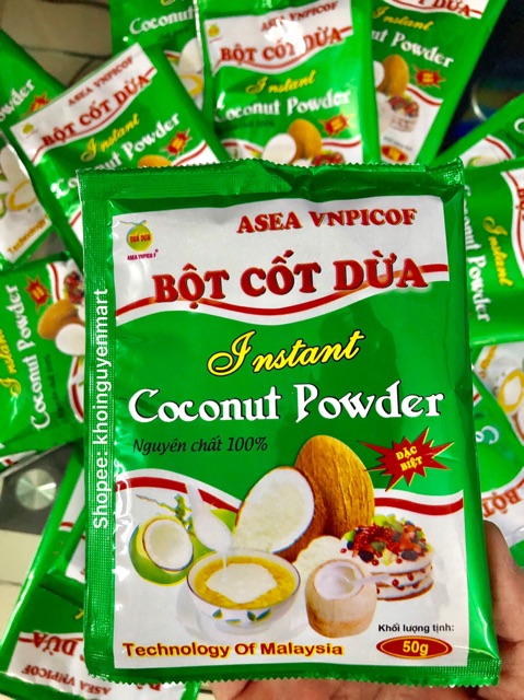 Bột Cốt Dừa Nguyên Chất💯FREESHIP💯Gói 50g Dành Cho Keto/Das | BigBuy360 - bigbuy360.vn