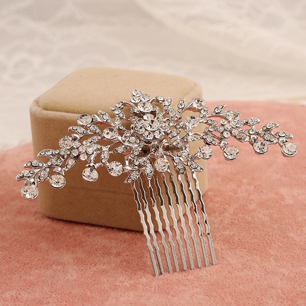 Trâm cài tóc cô dâu đính đá sang trọng