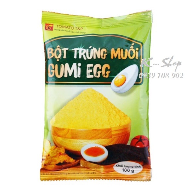 Bột Trứng Muối Gumi Egg Túi 100G