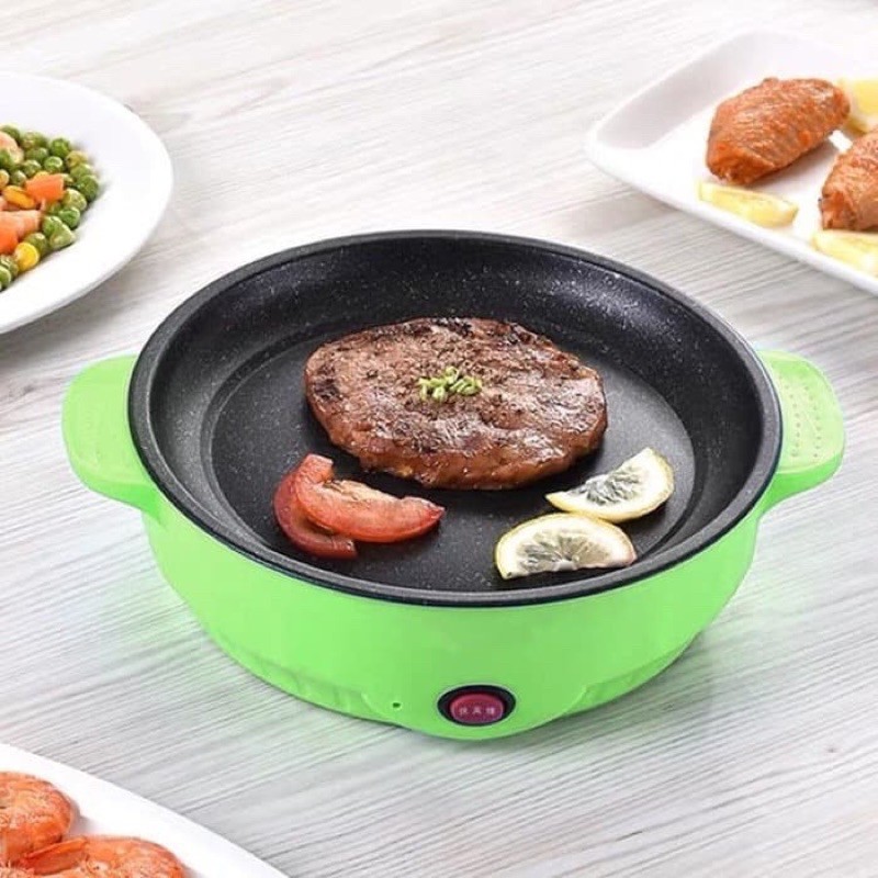 Chảo Nướng Bbq Đa Năng 22cm Phong Cách Hàn Quốc Tiện Dụng