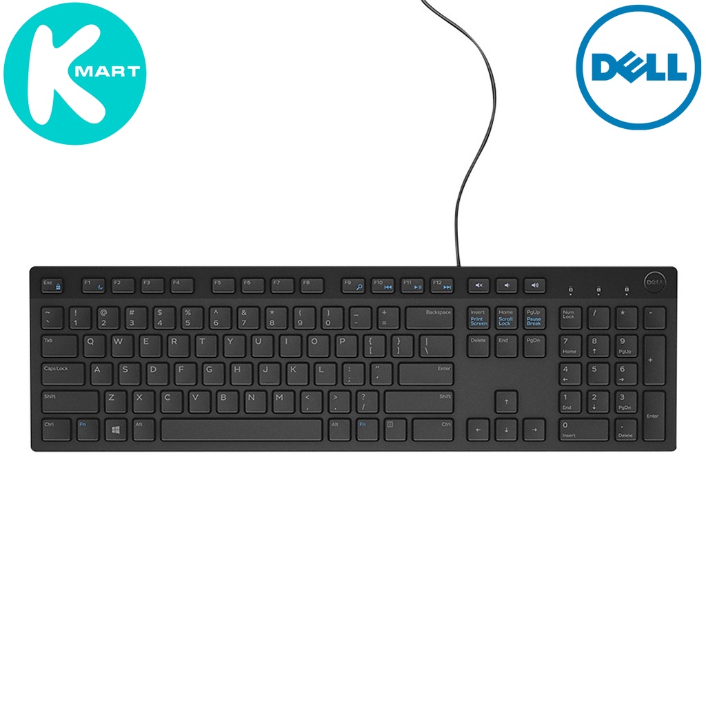 Bàn phím có dây Dell KB216 kết nối USB - Hàng Chính Hãng