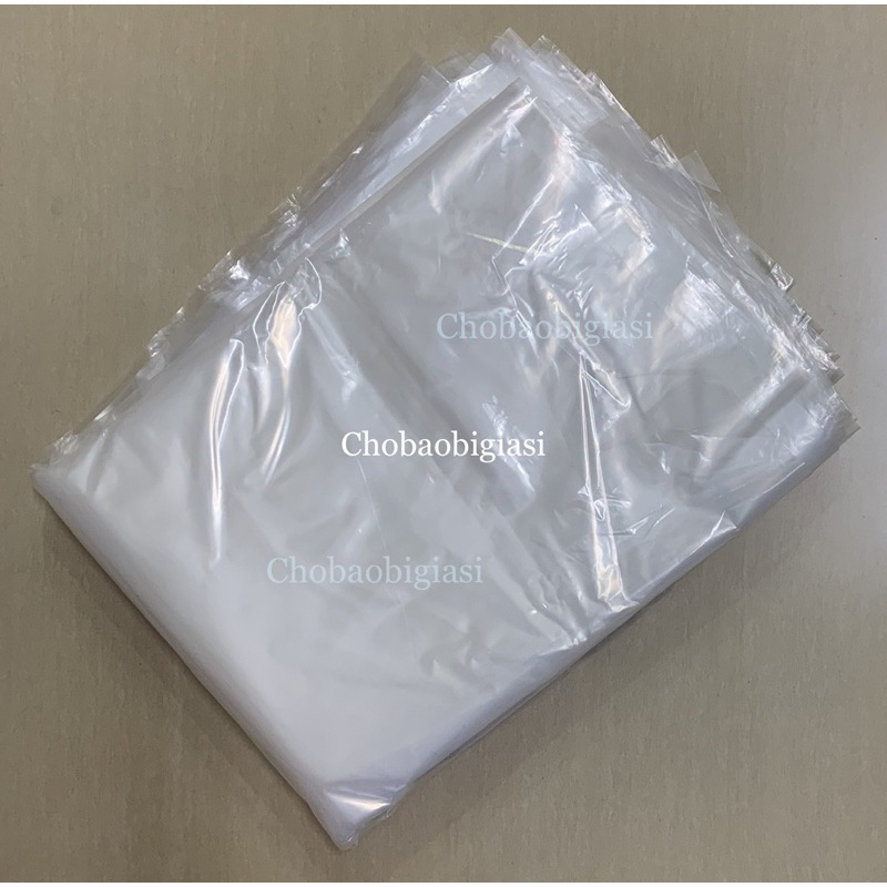 {Giá sỉ 10kg/Size} Túi PE khổ lớn, túi PE dẻo hàng trong, bóng, đẹp, độ dày 5 dem (có sẵn nhiều Size)