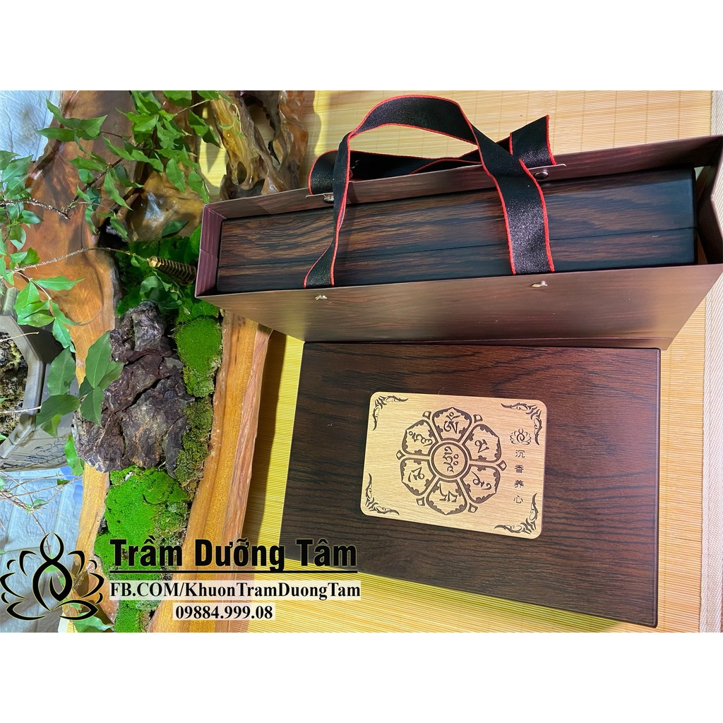 Bộ Dụng Cụ Đốt Trầm Full - Trầm Dưỡng Tâm - Xông Trầm - Tạo Hình Khuôn Đốt Trầm - Hộp gỗ sang trọng, chất lượng cao cấp. | BigBuy360 - bigbuy360.vn