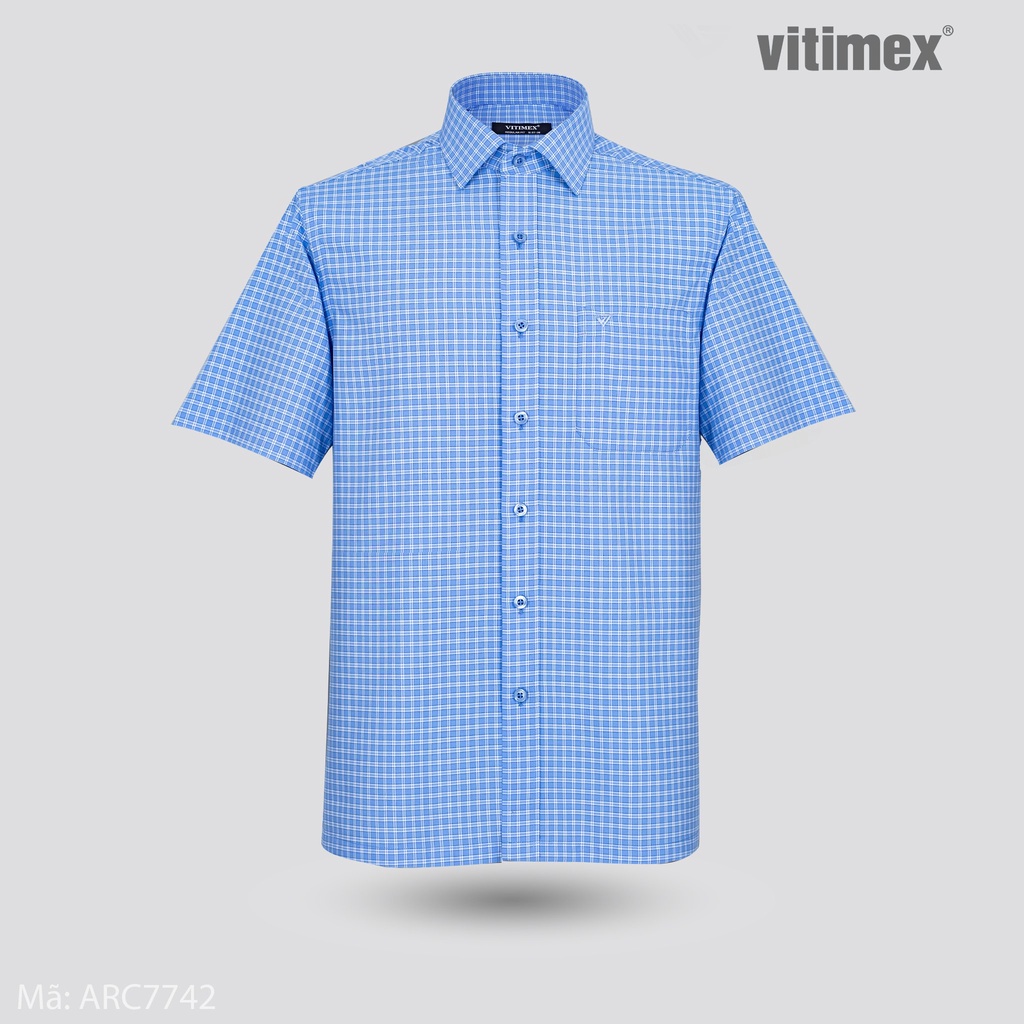 ÁO SƠ MI NGẮN TAY REGULAR VẢI BAMBOO ARC7742