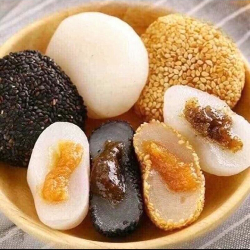 Bánh mochi Đài Loan hai cô gái thùng 500g