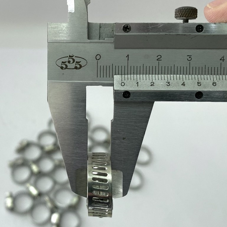 Đai siết quai nhê inox - đai xiết cổ dê inox độ xiết từ 10-16mm