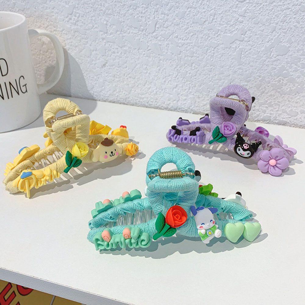 Kẹp Tóc Hình Hoa / Cá Mập Hoạt Hình Phong Cách Hàn Quốc Cho Nữ