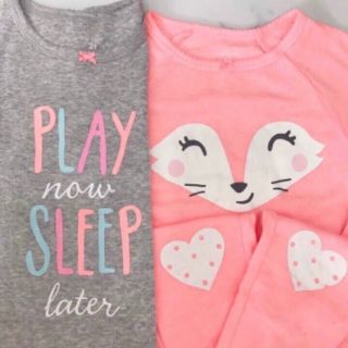 Set bộ bé gái mặc nhà Carters