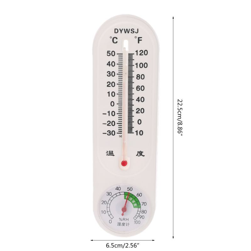 Nhiệt kế treo tường đo độ ẩm trong nhà tiện lợi