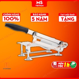 Dao thái thịt đông làm lẩu nướng, củ quả inox 430 bền bỉ KD0263 -Tặng tay mài dao - MS Vietnam