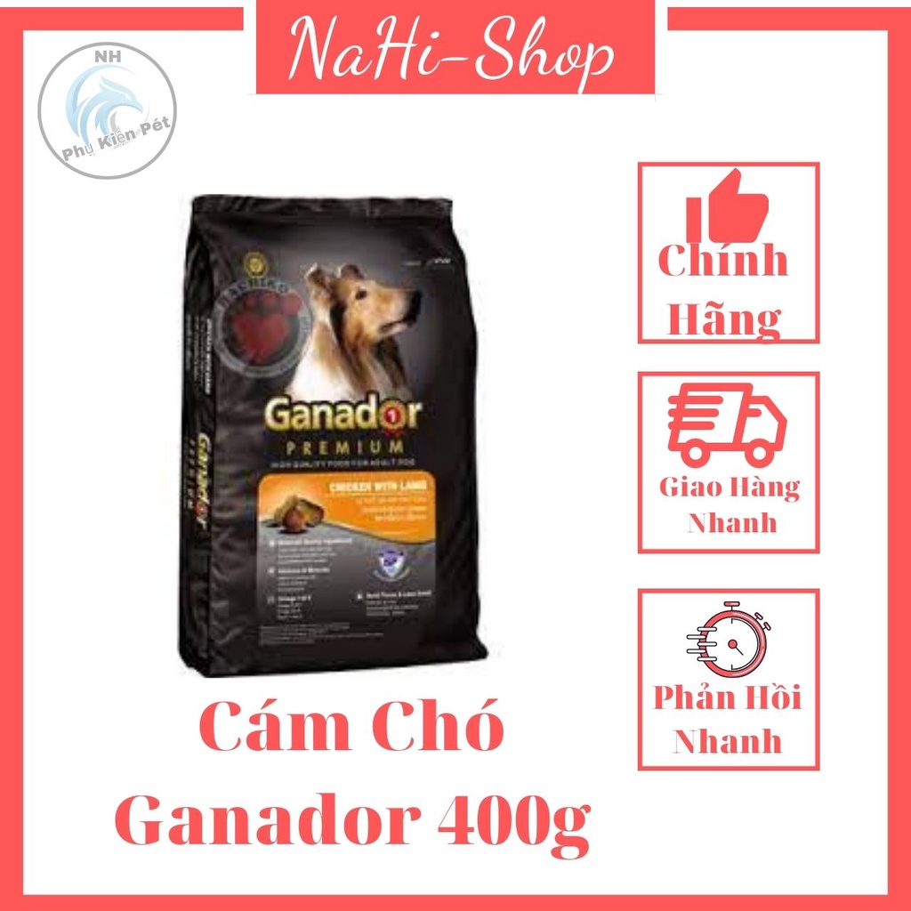 Thức Ăn Hạt Ganador Premium Vị Gà Cho Chó Lớn Loại 400g