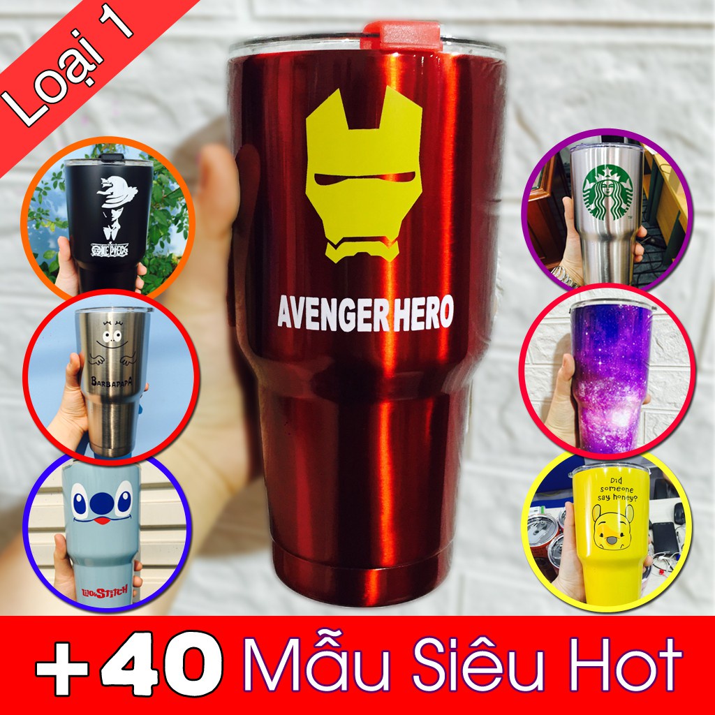 [Ảnh thật] [Có sẵn] Ly giữ nhiệt Thái Lan 900ml nhiều mẫu giao ngẫu nhiên