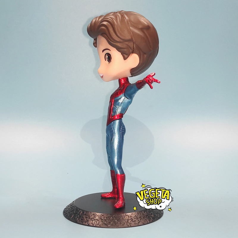 Mô hình Marvel Avengers DC - Q Posket - Iron man Tony Stark - Spider man Peter Parker - Cao 15cm - Fullbox