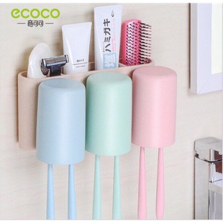 ☘️cắm chải lúa mạch 3 cốc ecoco treo tường cực chắc chắn