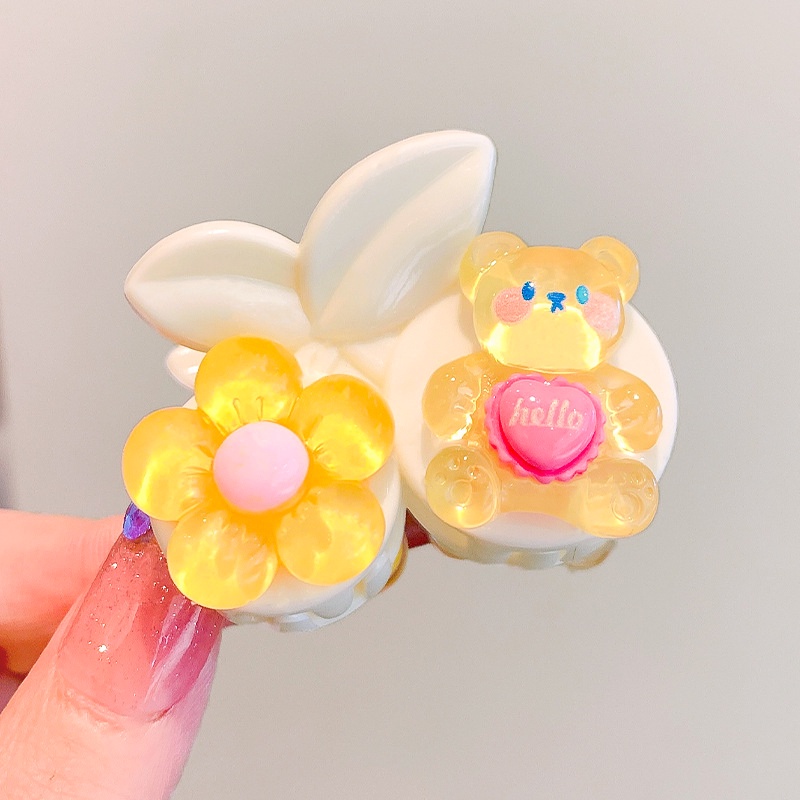 Kẹp tóc càng cua cho bé nhiều hình sắc cute dễ thương KT35