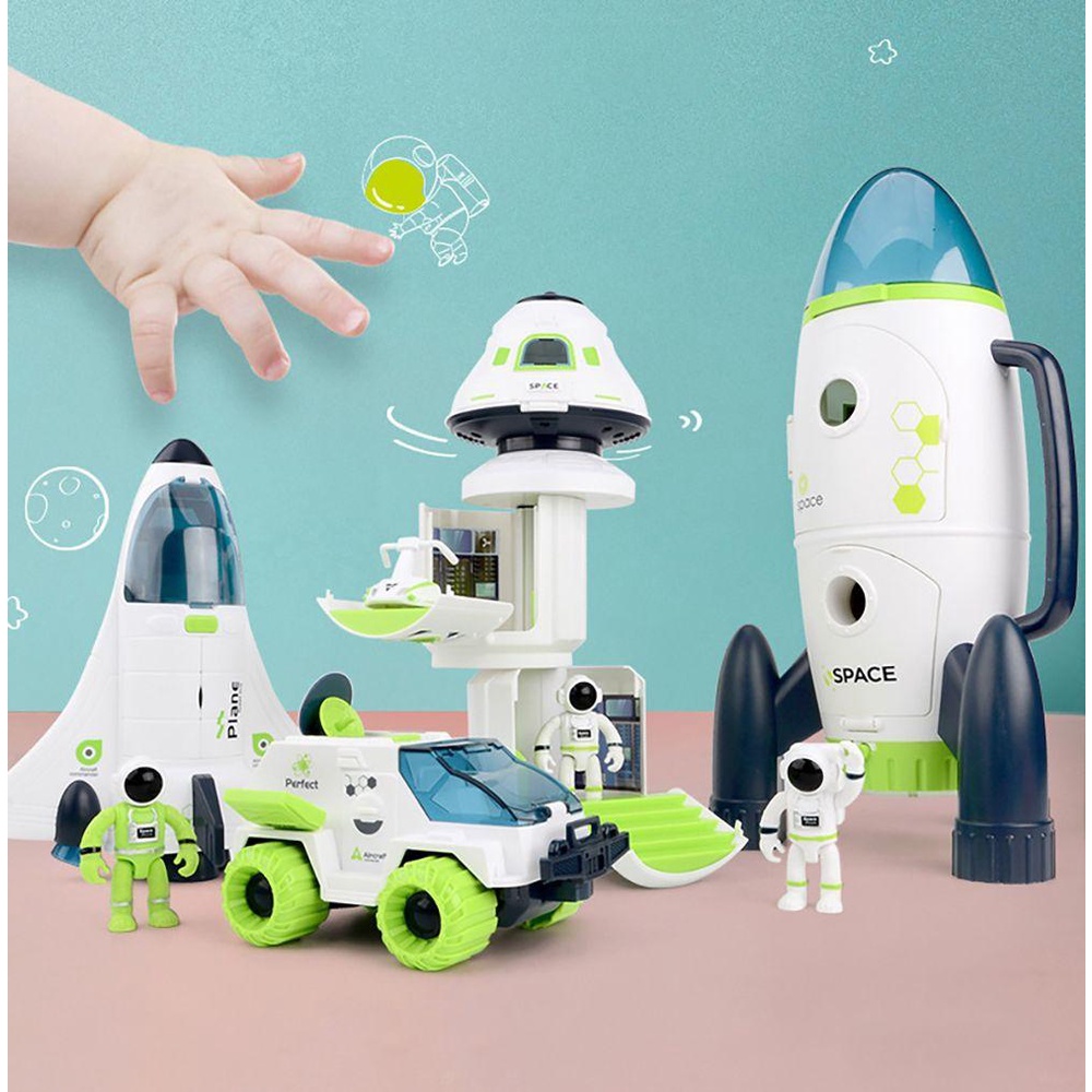 Mô Hình Tàu Phi Hành Gia Mini Đồ Chơi Chất Lượng Cao Dành Cho Bé
