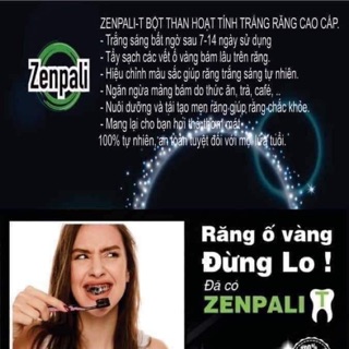 Bột trắng răng zenpali