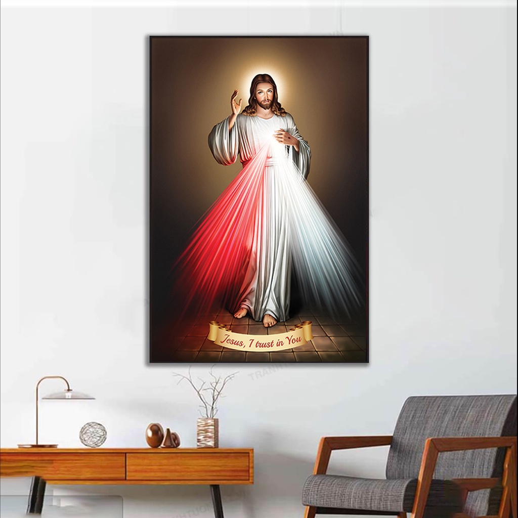 Tranh Treo Tường Công Giáo Chúa Giêsu, Đức Mẹ Maria, Đưc Bà, Các Thánh Treo Nhà Thờ/ Phòng Khách/ Phòng Ngủ/ Quà Tặng