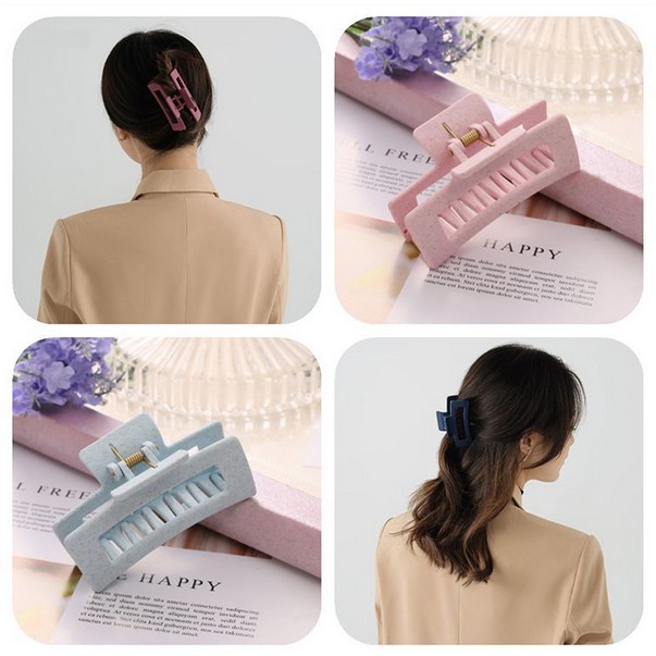 Kẹp Tóc Nữ Hình Vuông Màu Sắc Ngọt Ngào