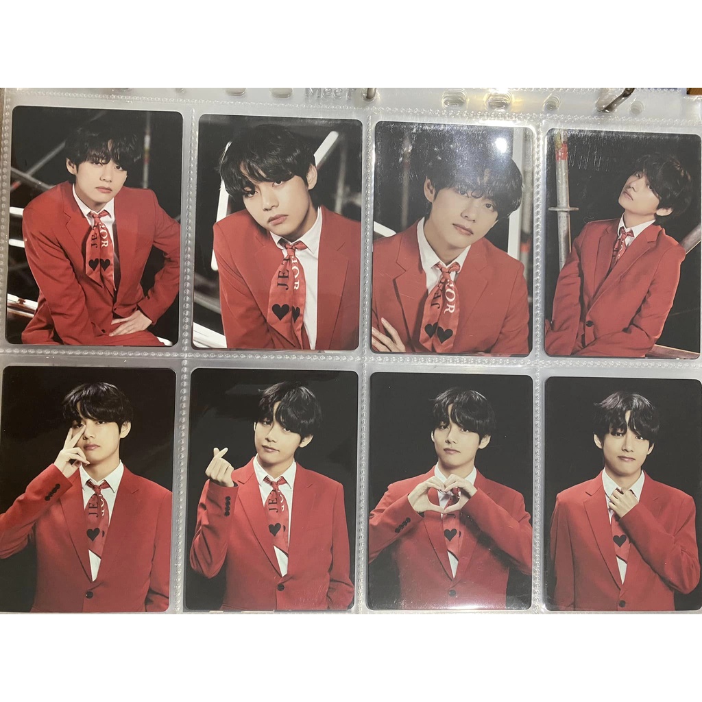 SET 8 CARD THẺ ẢNH MINI TAEHYUNG BTS ĐỢT ON:E