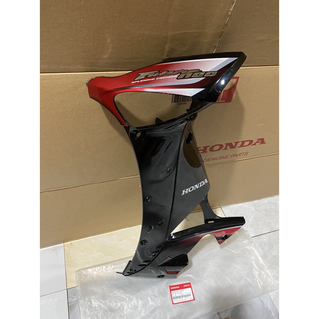 Bộ ốp yếm bên trái HONDA FUTURE NEO năm 2006 màu Đỏ đen.