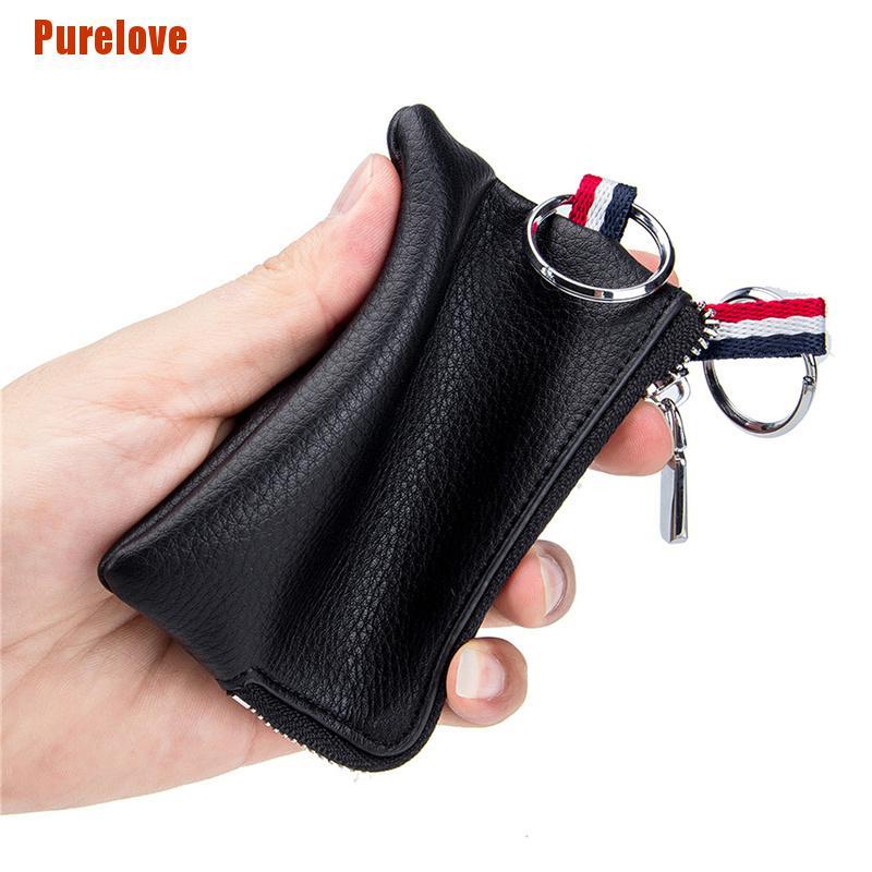 Ví Da Mini Phối Khóa Kéo Xinh Xắn Dành Cho Nữ