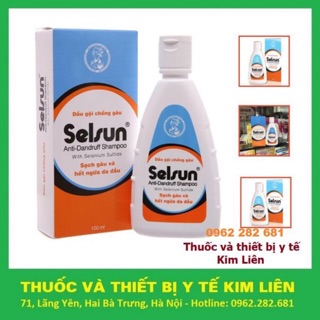 DẦU GỘI ĐẦU SELSUN 100ML TRỊ GÀU VÀ NGỨA DA ĐẦU