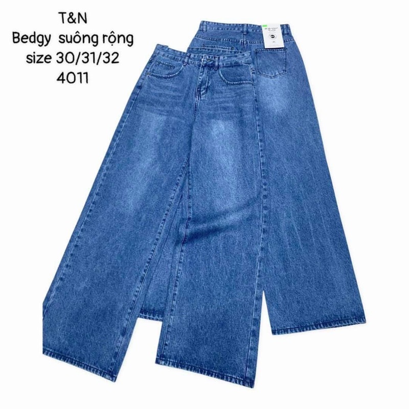 [Mã FAMARAL2 giảm 10K đơn 50K] [Có size đại] Quần jean ống rộng mã 4, hình thật ảnh sàn và mẫu mặc