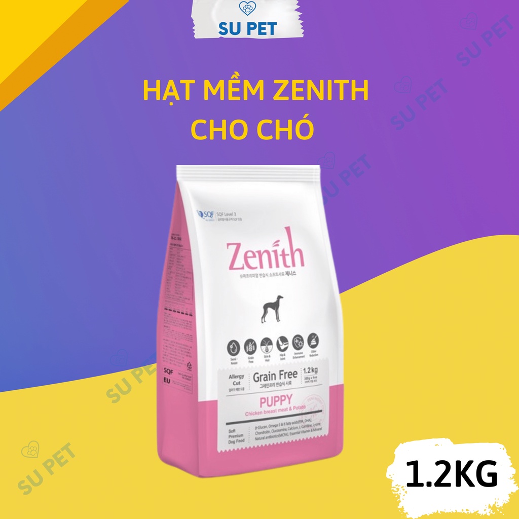 Thức ăn hạt mềm Zenith Cho Chó Con