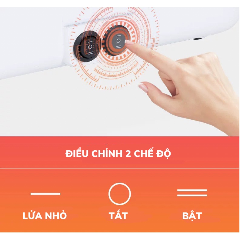 Bếp lẩu nướng điện đa năng 2 trong 1 tự động có 2 ngăn tiện dụng