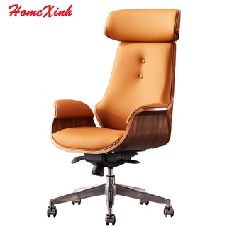 Ghế xoay văn phòng da bò Homexinh ghế giám đốc cao cấp ghế gaming xoay 360 độ tựa lưng thư giãn