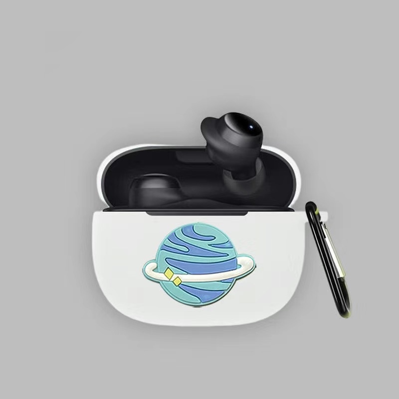 Vỏ Bảo Vệ Hộp Sạc Tai Nghe Bluetooth RedMi Buds 3 Lite Bằng Silicon Mềm Chống Bụi Hình Totoro Dễ Thương