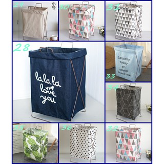 Thùng để đồ giặt vải CANVAS phong cách RETRO
