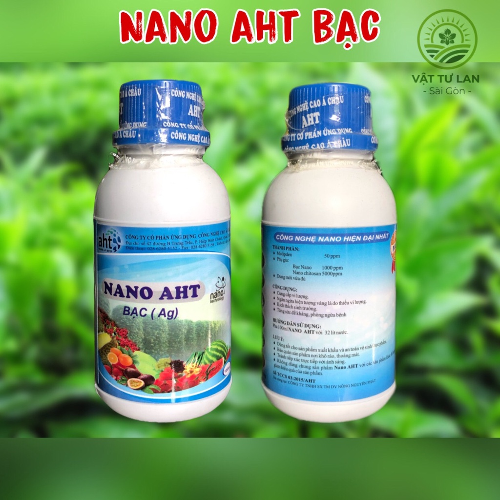Nano AHT - Bạc - 100ml