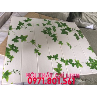 | HOT 5mm | Xốp dán tường cỏ leo xanh - NỘI THẤT CHÍ LINH