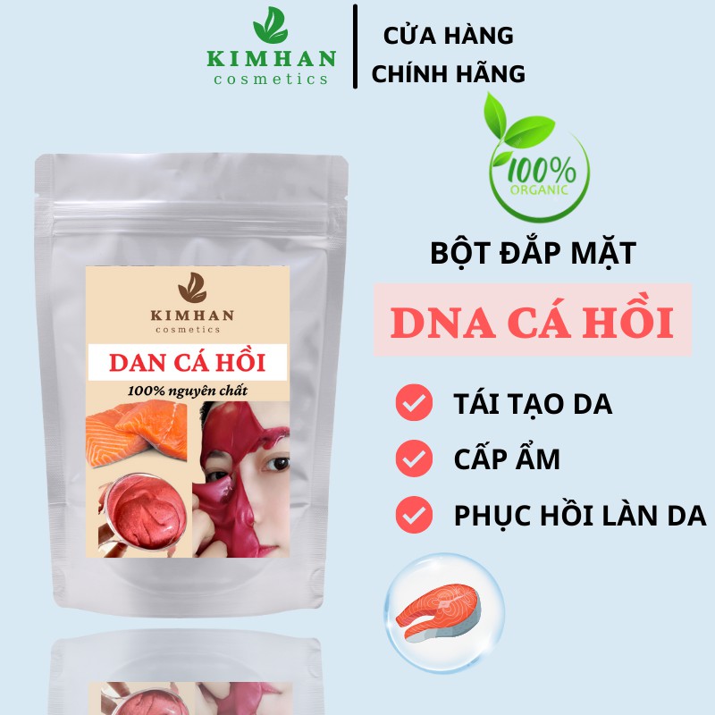 100gr Bột mặt nạ dẻo Colagen DNA Cá Hồi cao cấp ( Mask dẻo chính hãng ) Shop Handmade