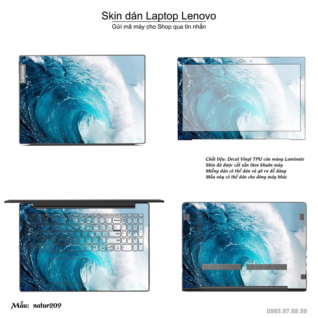 Skin dán Laptop Lenovo in hình thiên nhiên _nhiều mẫu 8 (inbox mã máy cho Shop)