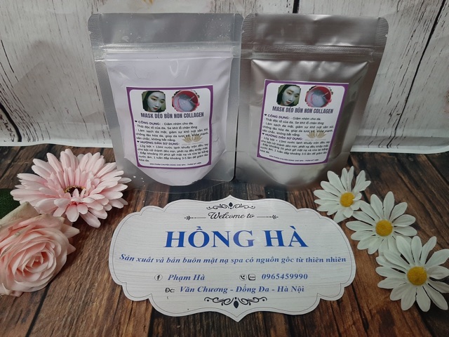 100gr Mặt Nạ Thạch Collagen Bùn Non handmade