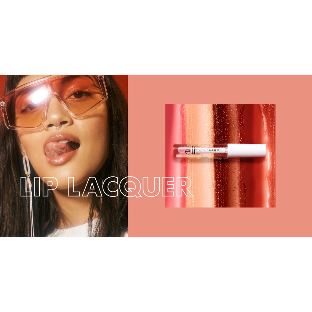 Son Bóng Có Màu e.l.f Lip Lacquer | Lâu Trôi, Dưỡng Ẩm, Cho Đôi Môi Quyến Rũ, Gợi Cảm, Nhiều Màu Lựa Chọn