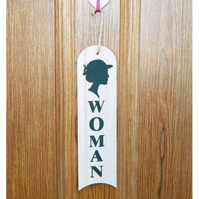 BẢNG WC NAM NỮ DÀI